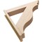 Ekena Millwork 8-in W x 46-in D x 46-in H Funston Trad Rough Cedar Woodgrain TimberThane Outlooker, Primed Tan OUTUR080X46X46FST04RCPR - alternate 2